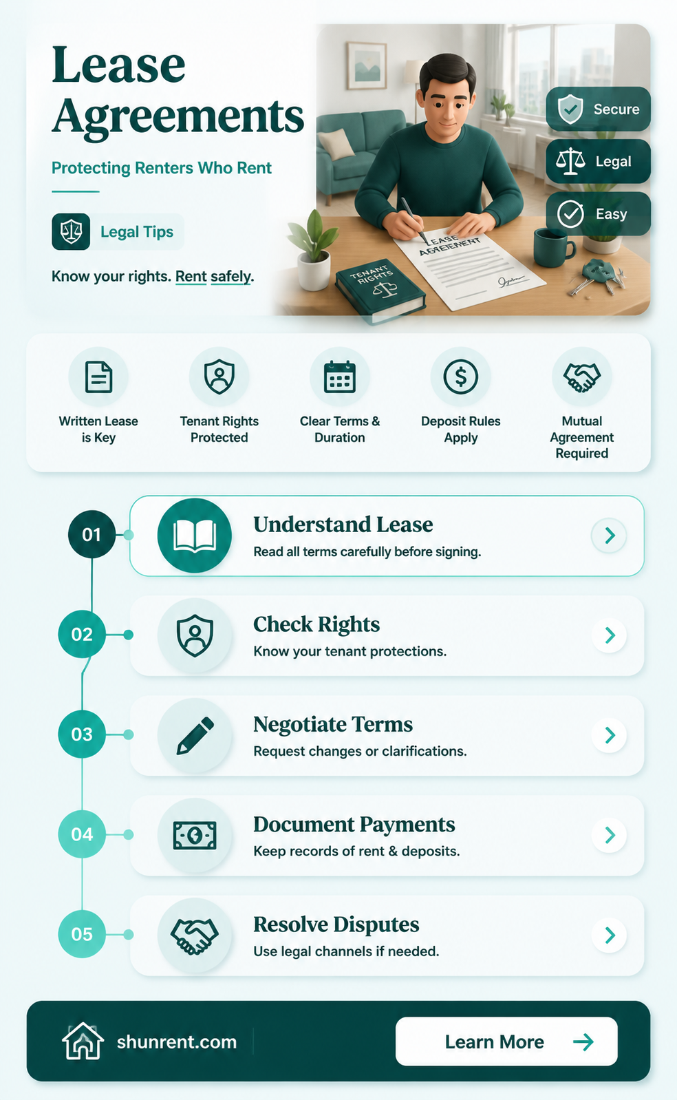 are lease agreements necessary if you yourself are renting