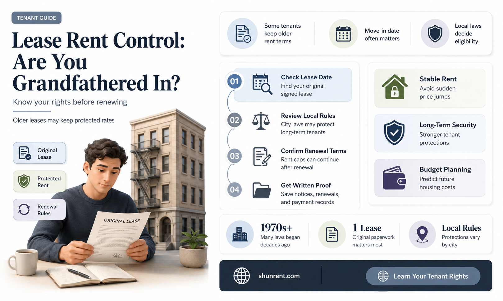 does a lease grandfather in your rent co