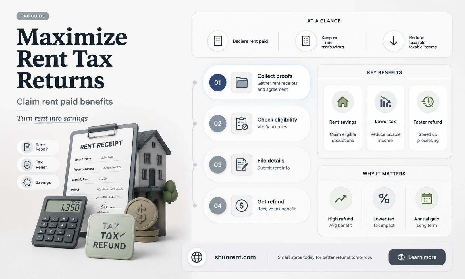 does claiming you paid rent give you more money back