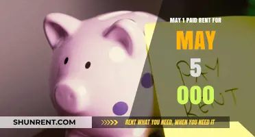 May 1 Rent Payment: Understanding the $5,000 Transaction
