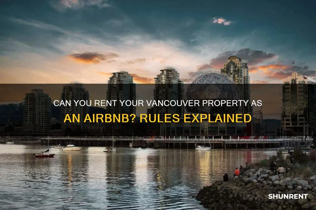 may i rent as airbnb in vancouver