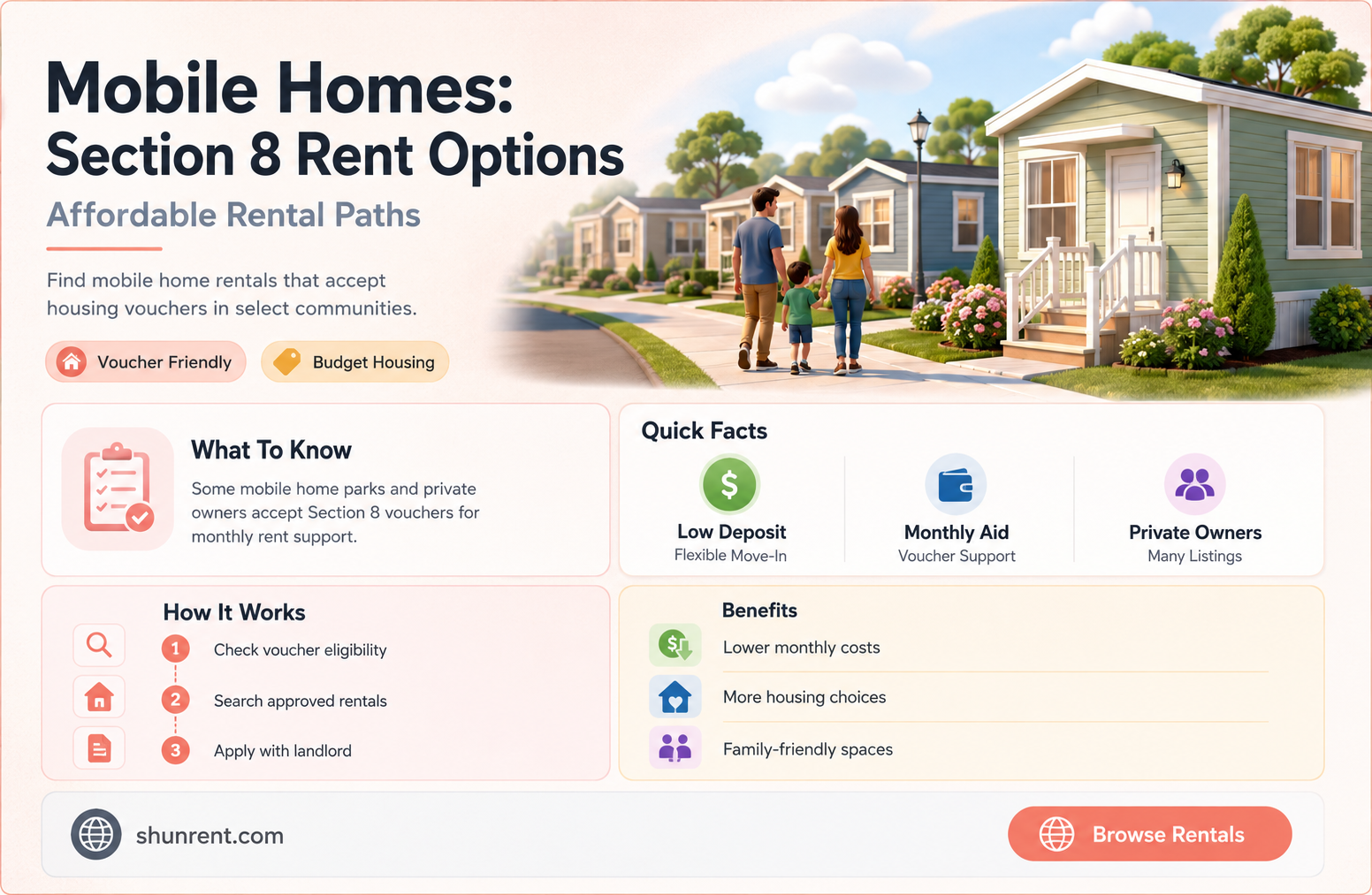 does any mobile park rent from section 8