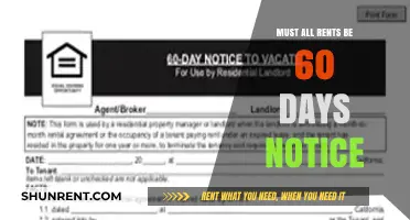 Understanding 60-Day Rent Notices: Are They Always Mandatory for Tenants?