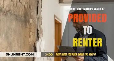 Must Contractors' Names Be Provided to Renters? Legal Insights for Tenants