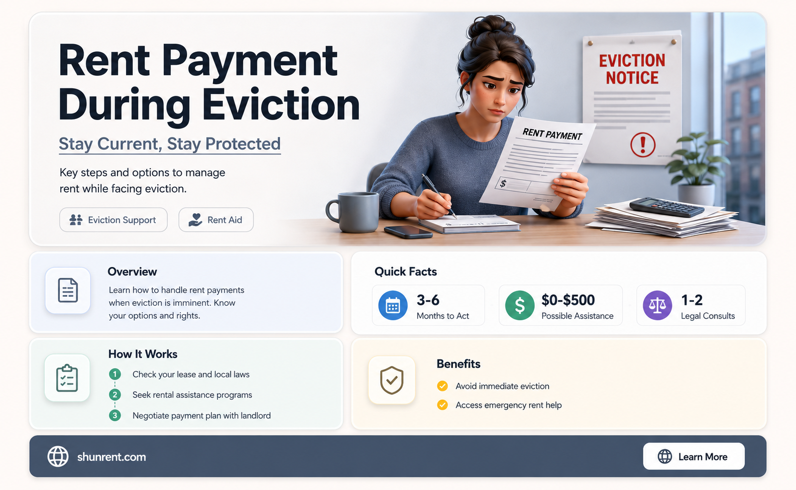 does a tenant owe rent well being evicted