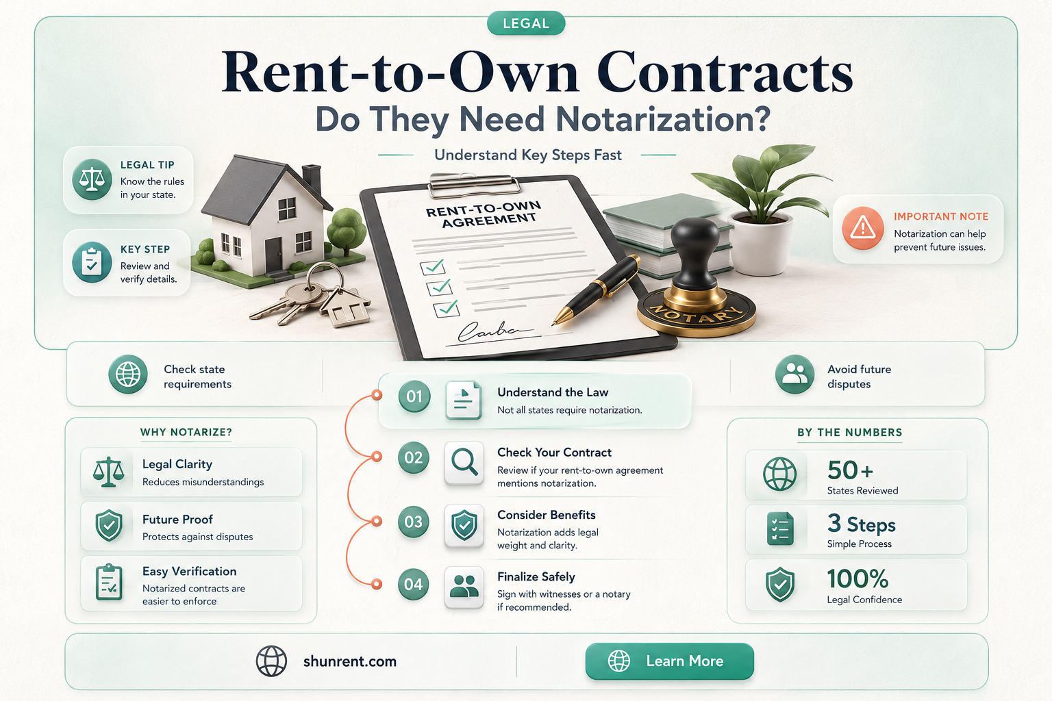 does a rent to own contract need to be notarized