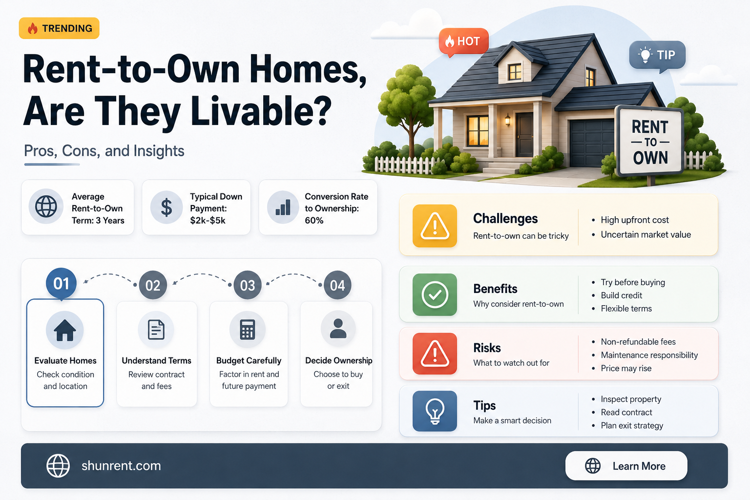 does a rent to own have to be livable