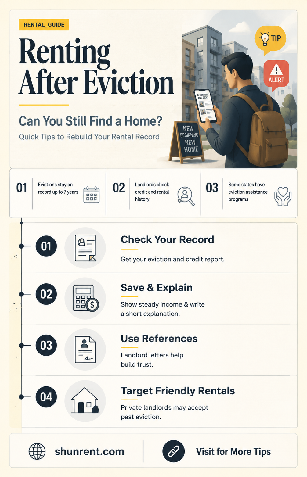 are you able to rent after eviction