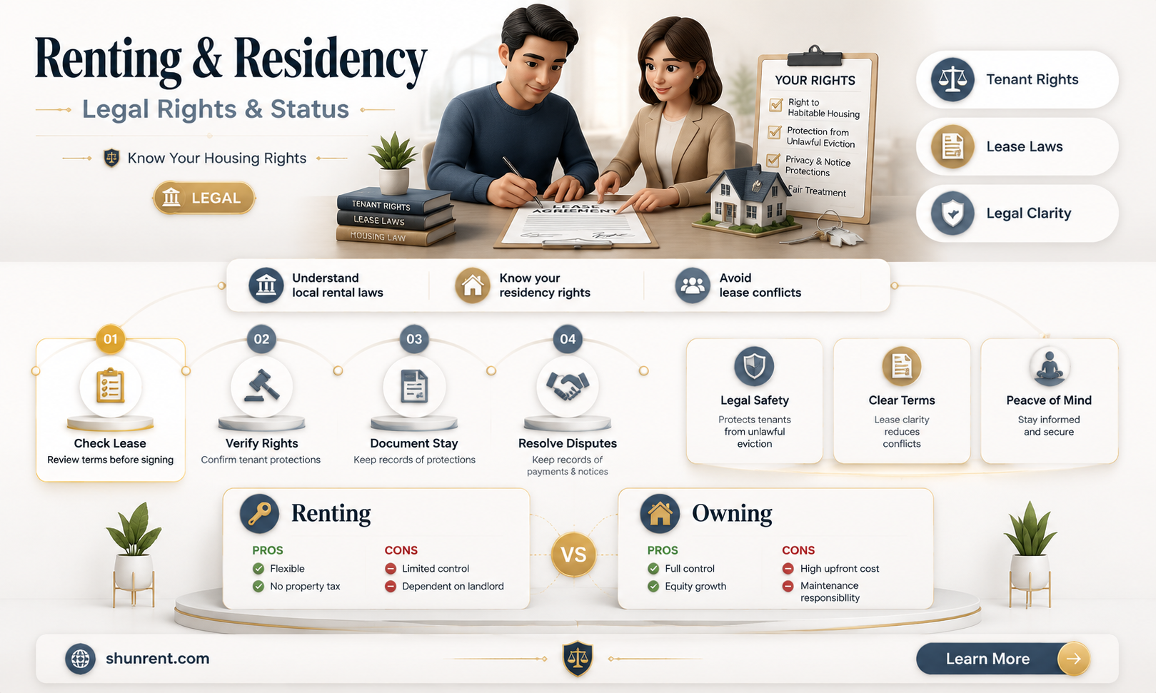 are you considered a resident if you rent