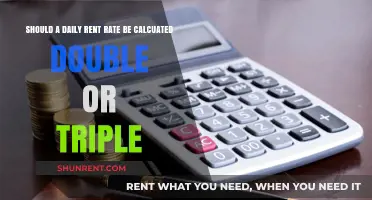 Daily Rent Rates: Double or Triple Calculation – Which is Fair?