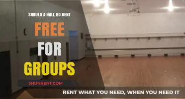Should Community Halls Offer Rent-Free Access to Local Groups?