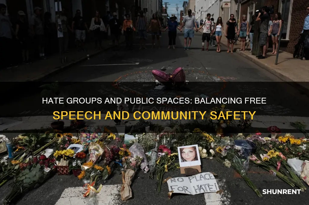 should hate groups be able to rent public facilities
