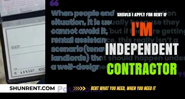 Should Independent Contractors Apply for Rent Assistance? Pros and Cons Explained