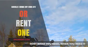 ATV Adventure: Bring Your Own or Rent One?