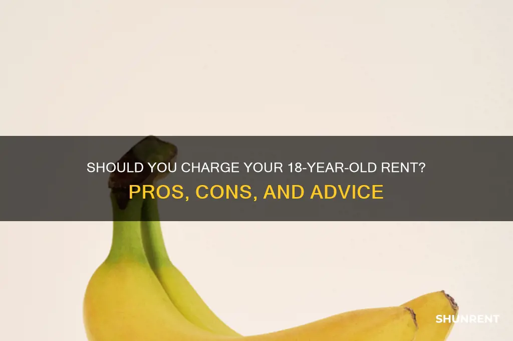 should i charge my 18 year old rent