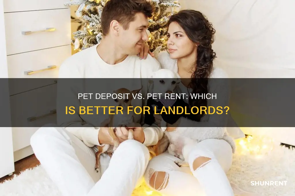 should i charge pet deposit or pet rent