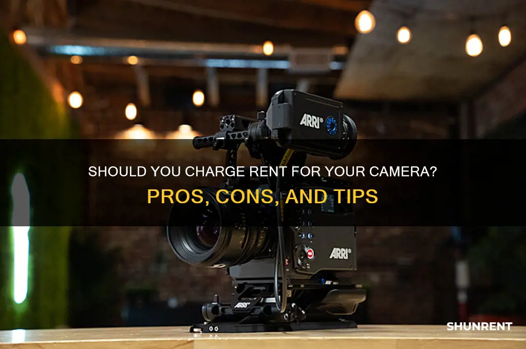 should i charge rent for using my own camera
