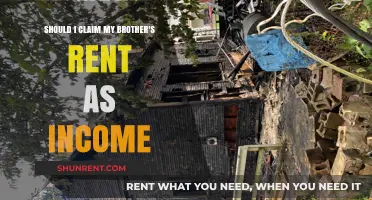 Claiming Brother's Rent as Income: Tax Implications and Considerations