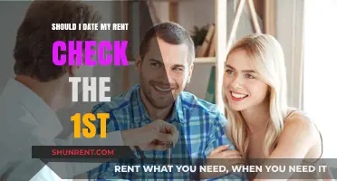 Should You Date Your Rent Check on the 1st? Pros and Cons