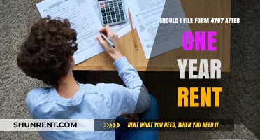 Should You File Form 4797 After One Year of Renting?