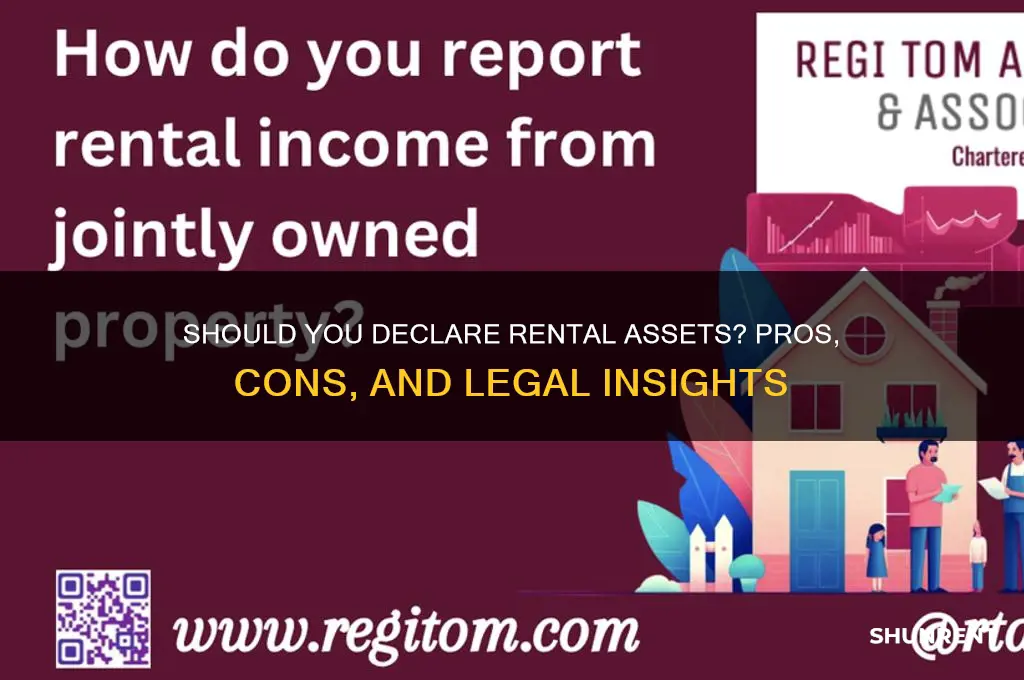 should i fill out asset for rent