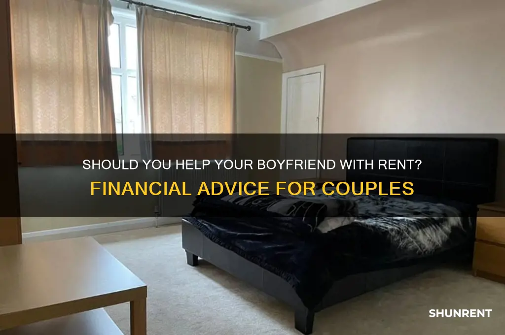 should i give money to my boyfriend for rent