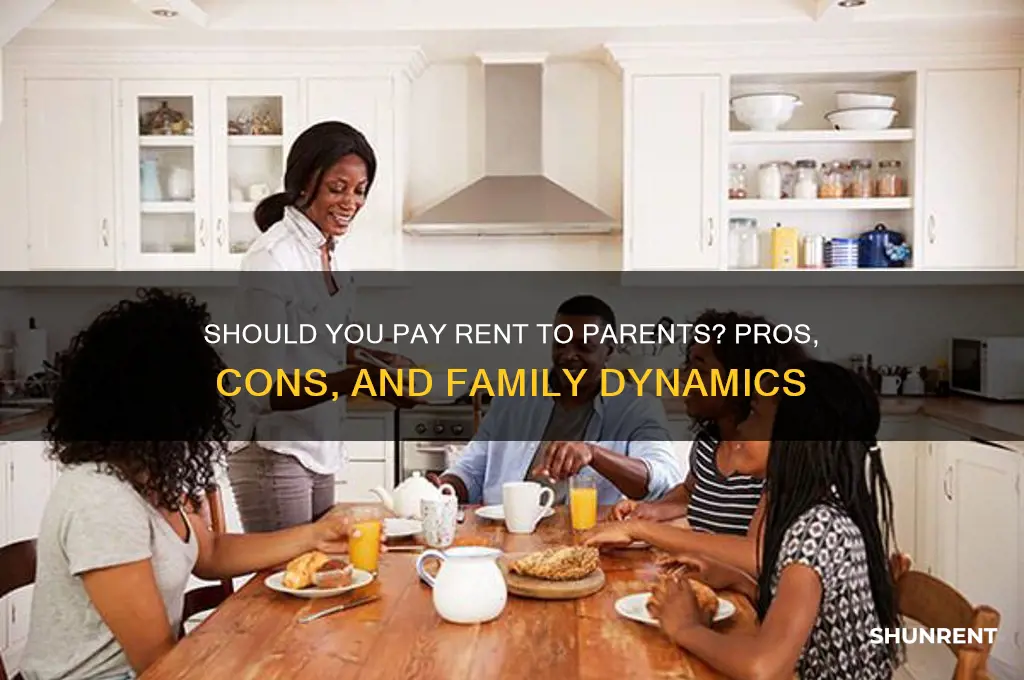 should i give my parents rent money