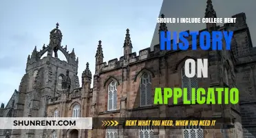 Should You Include College Rent History on Job Applications?