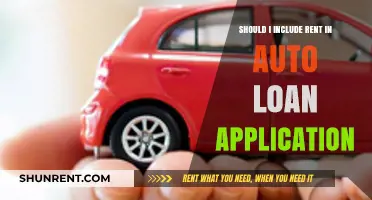 Should You Include Rent in Your Auto Loan Application?