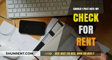 Should You Post-Date Your Rent Check? Pros, Cons, and Best Practices