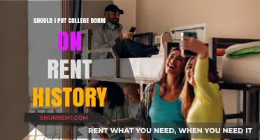 Should You Include College Dorms in Your Rental History?