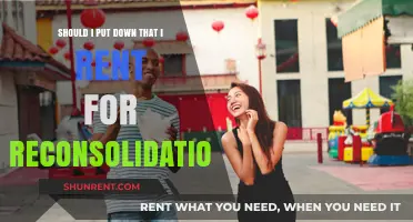 Renting and Reconsolidation: Should You Include Rental History in Your Application?