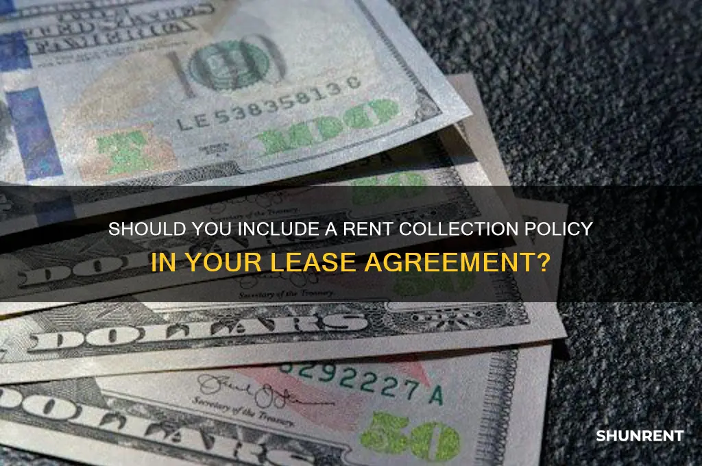 should i put rent collection policy in my lease