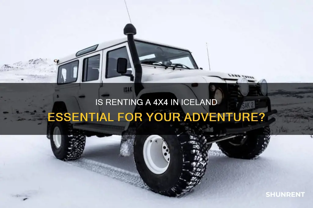 should i rent a 4x4 in iceland