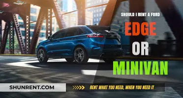 Renting Dilemma: Ford Edge vs. Minivan – Which Fits Your Needs?