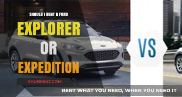 Ford Explorer vs. Expedition: Which SUV Rental Fits Your Needs?