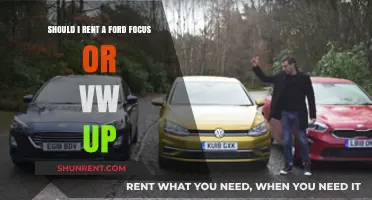 Ford Focus vs. VW Up: Which Rental Car Fits Your Needs?