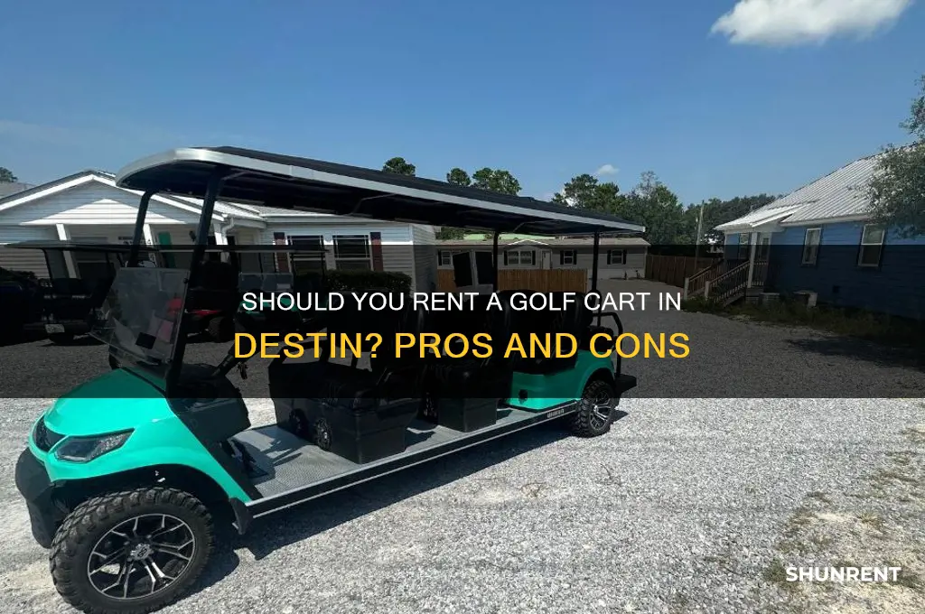should i rent a golf cart in destin