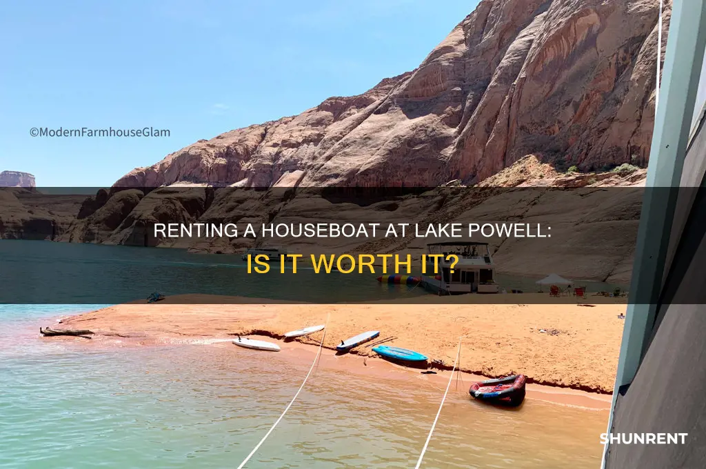 should i rent a houseboat at lake powell