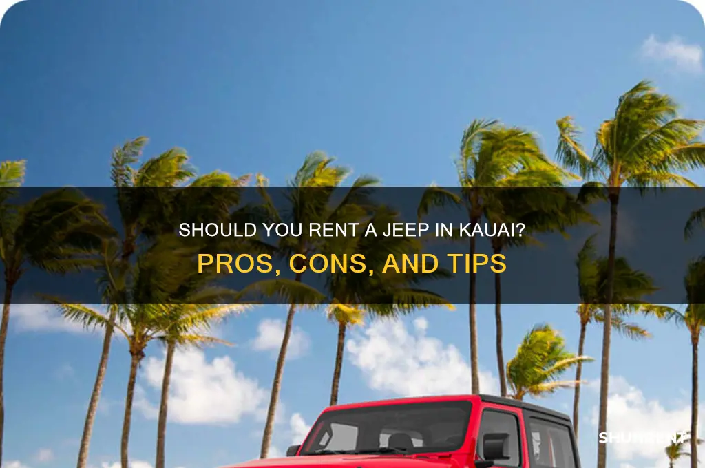 should i rent a jeep in kauai