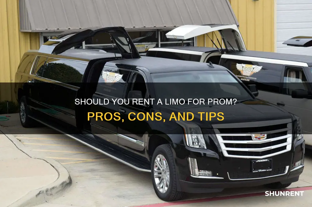 should i rent a limo for prom