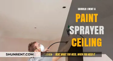 Renting a Paint Sprayer for Ceilings: Pros, Cons, and Tips