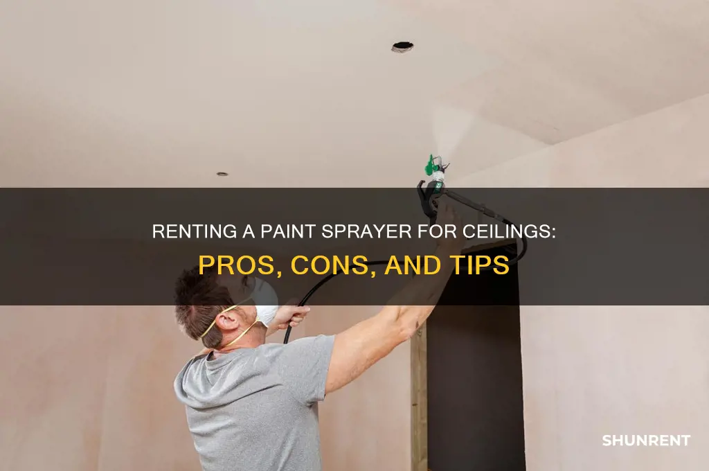 should i rent a paint sprayer ceiling