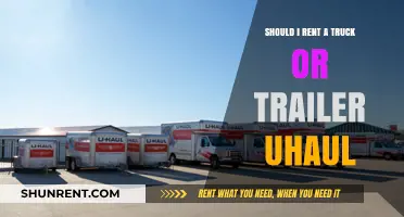 Renting a Truck vs. Trailer: Which U-Haul Option Fits Your Move?