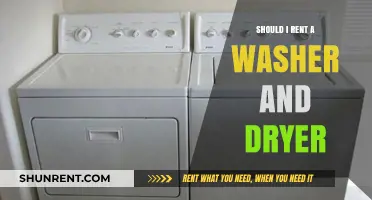 Renting vs. Buying: Is a Washer and Dryer Rental Right for You?