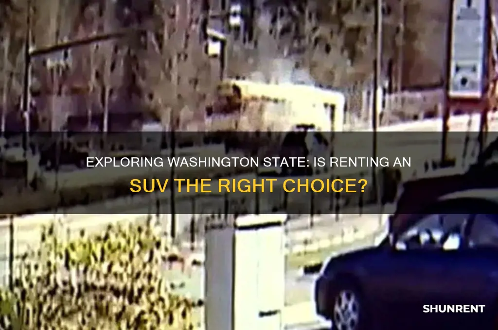 should i rent an suv for exploring washington state