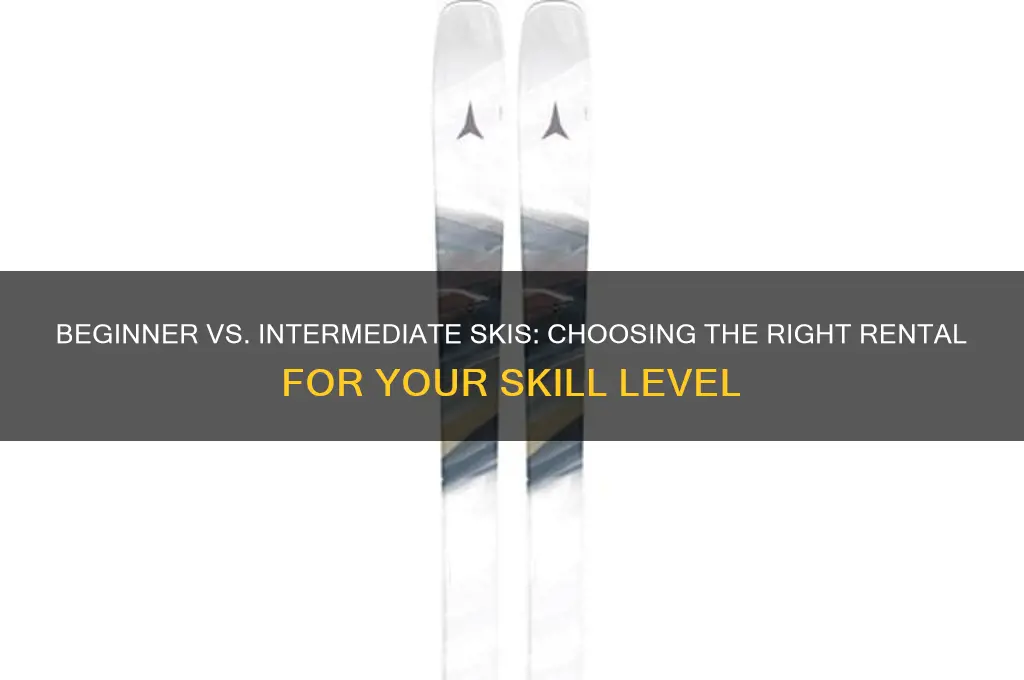 should i rent beginner or intermediate skis