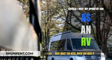 Renting Your Sprinter Van as an RV: Pros, Cons, and Tips