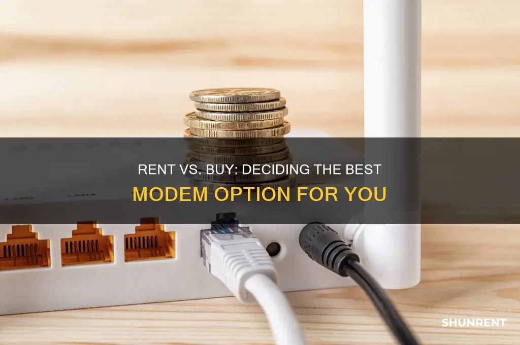 should i rent or purchase my modem