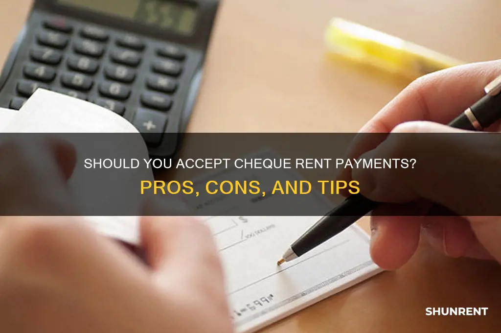 should i take cheque rent payments bigger pockets